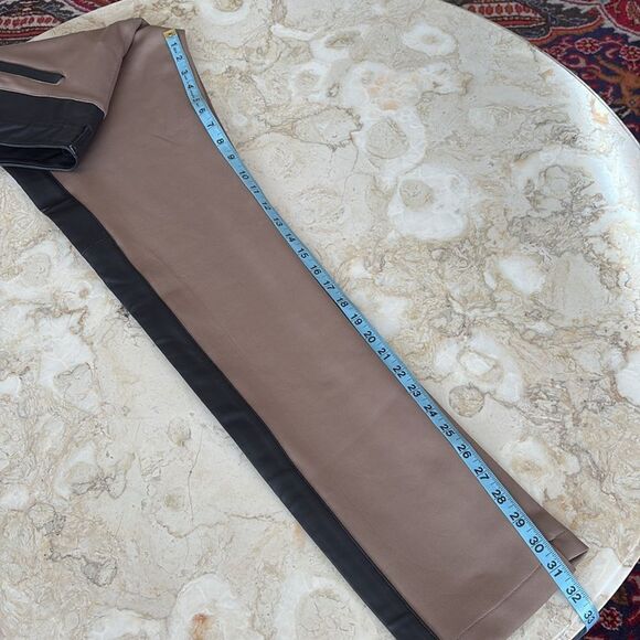 Rudsak Dara Leather & Stretch Polyester Spandex Equestrian Style Leggings - Picture 16 of 16